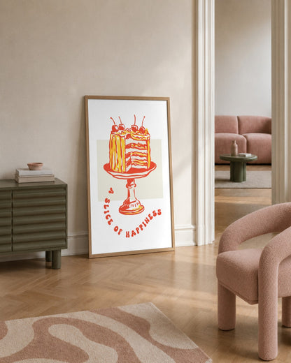 SENT Studio - Cravings Poster No. 36 - framed print in a styled room
