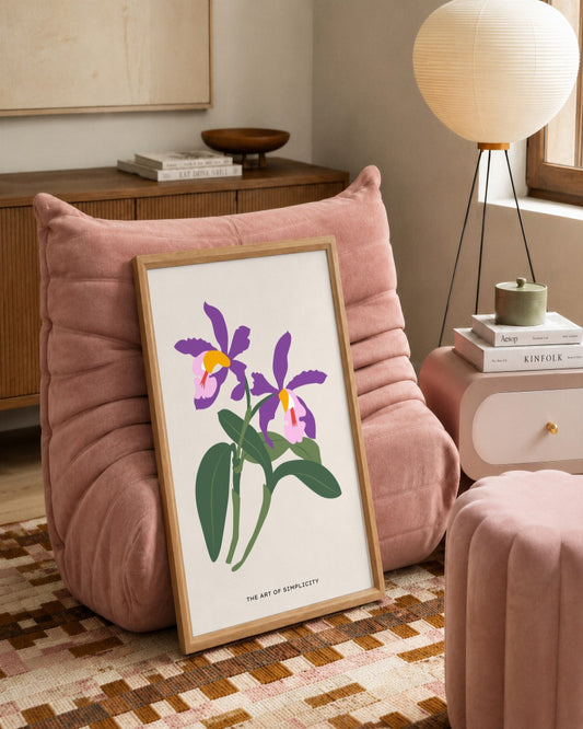 SENT Studio - Botanical Poster No. 32 - framed print in a styled room