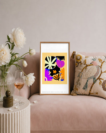 SENT Studio - Artistic Poster No. 37 - framed print in a styled room