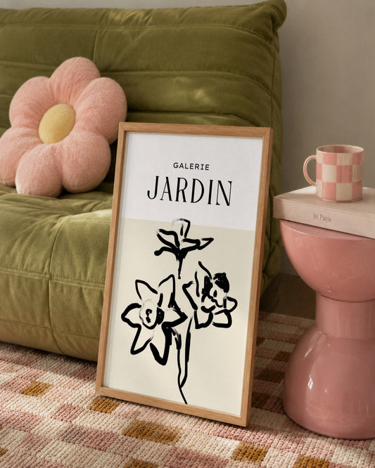 SENT Studio - Bohemian Poster No. 71 - framed print in a styled room