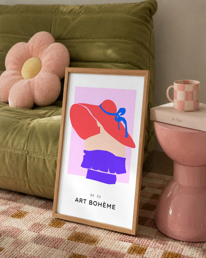 SENT Studio - Abstract Poster No. 55 - framed print in a styled room