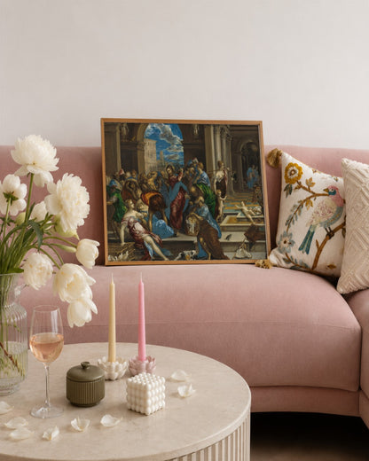 Renaissance Masters - Renaissance Masterpiece No. 233 - framed print in a styled room