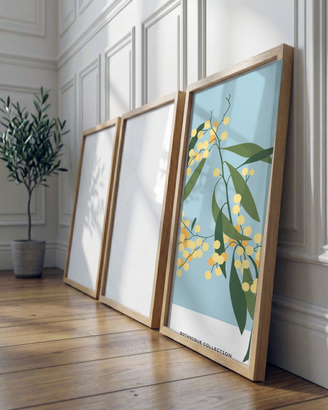 SENT Studio - Botanical Poster No. 10 - framed print in a styled room