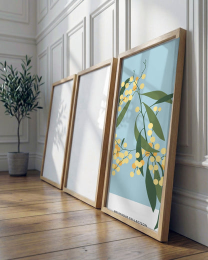 SENT Studio - Botanical Poster No. 10 - framed print in a styled room