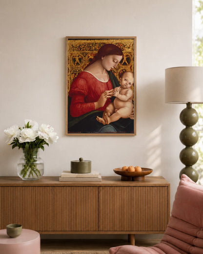 Renaissance Masters - Renaissance Masterpiece No. 152 - framed print in a styled room