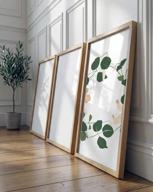 SENT Studio - Botanical Poster No. 65 - framed print in a styled room