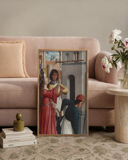 Renaissance Masters - Renaissance Masterpiece No. 66 - framed print in a styled room