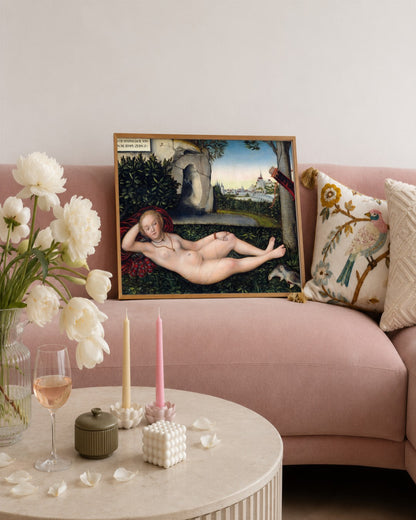 Renaissance Masters - Renaissance Masterpiece No. 290 - framed print in a styled room