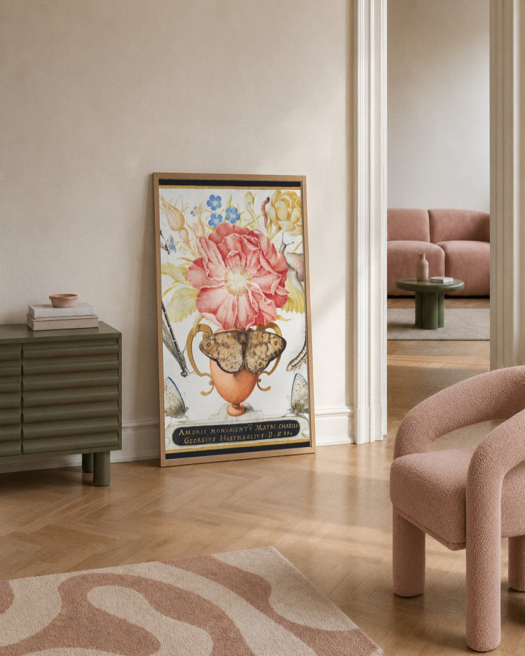 Renaissance Masters - Renaissance Masterpiece No. 352 - framed print in a styled room