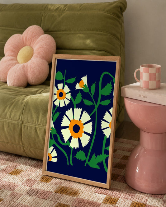 SENT Studio - Artistic Poster No. 31 - framed print in a styled room