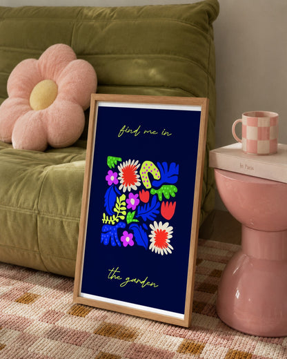 SENT Studio - Artistic Poster No. 44 - framed print in a styled room