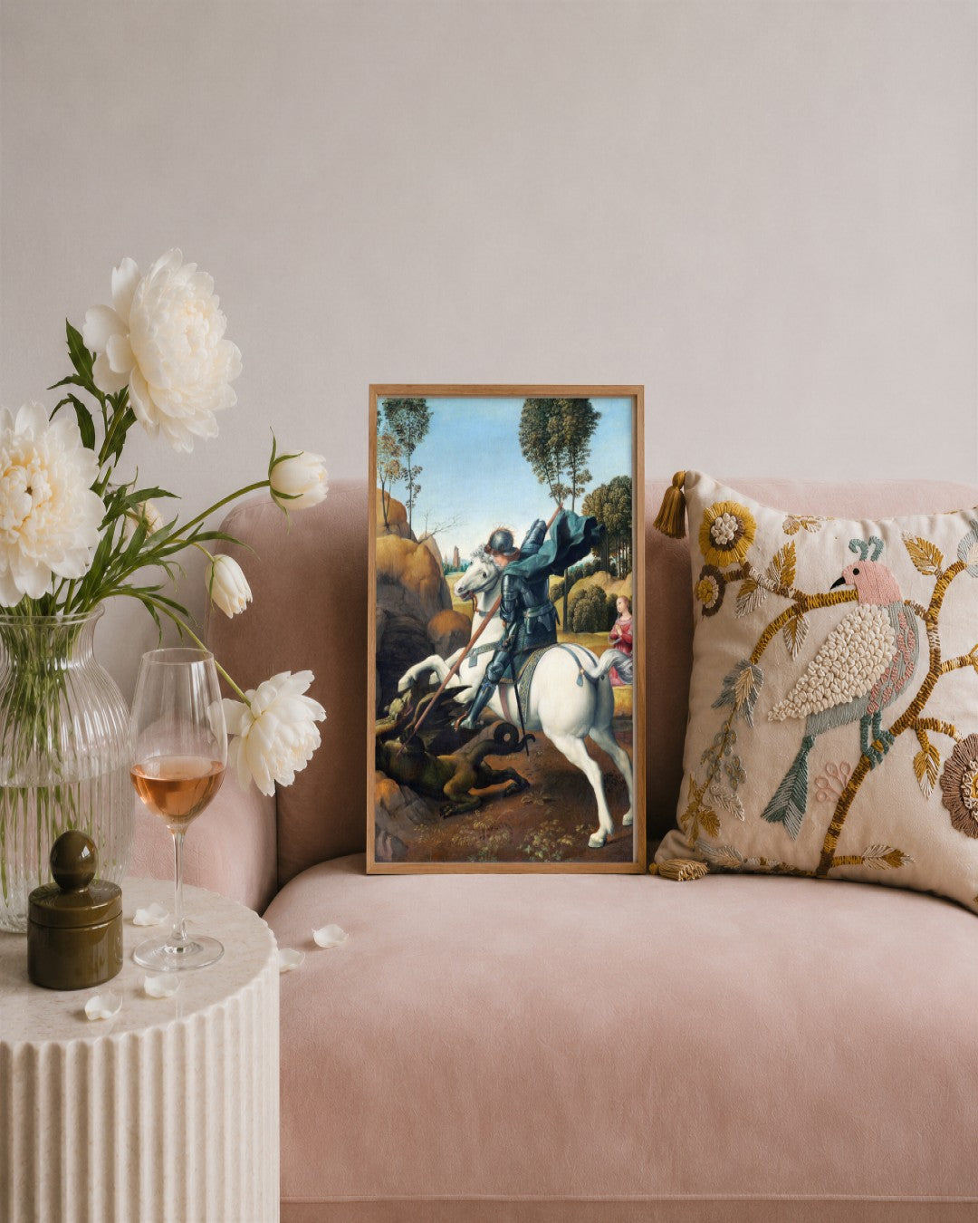 Renaissance Masters - Renaissance Masterpiece No. 303 - framed print in a styled room