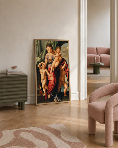 Renaissance Masters - Renaissance Masterpiece No. 425 - framed print in a styled room