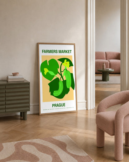 SENT Studio - Artistic Poster No. 34 - framed print in a styled room
