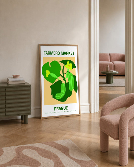 SENT Studio - Artistic Poster No. 34 - framed print in a styled room