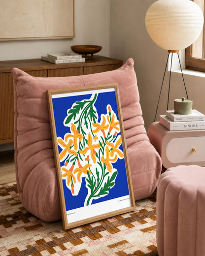 SENT Studio - Aesthetic Poster No. 2 - framed print in a styled room