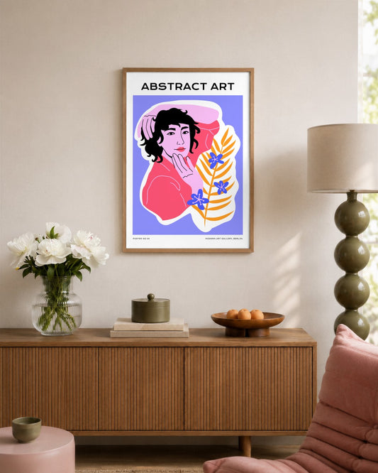 SENT Studio - Aesthetic Poster No. 4 - framed print in a styled room