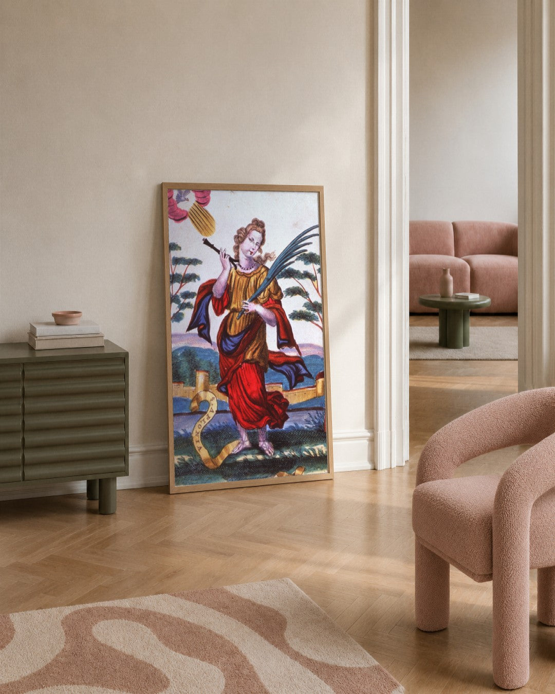 Renaissance Masters - Renaissance Masterpiece No. 35 - framed print in a styled room