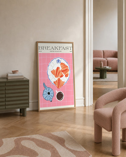 SENT Studio - Cravings Poster No. 24 - framed print in a styled room