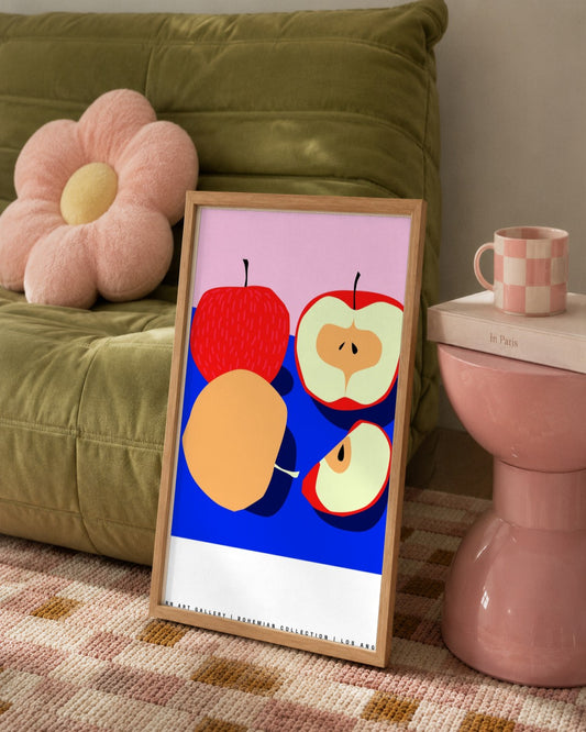 SENT Studio - Artistic Poster No. 28 - framed print in a styled room
