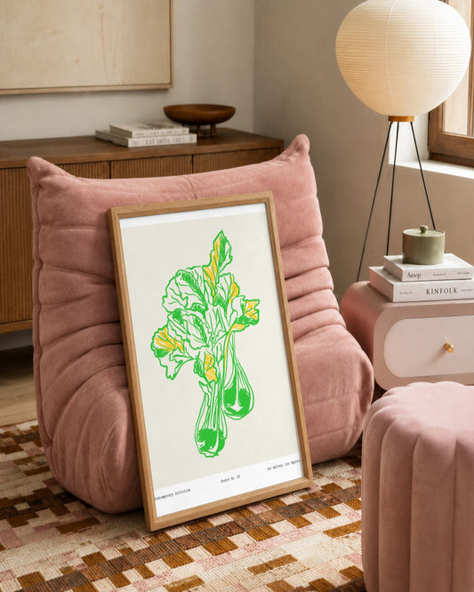 SENT Studio - Cravings Poster No. 32 - framed print in a styled room