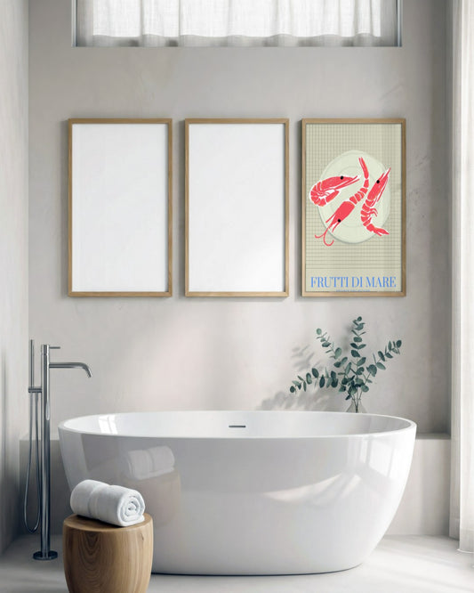 SENT Studio - Cravings Poster No. 7 - framed print in a styled room