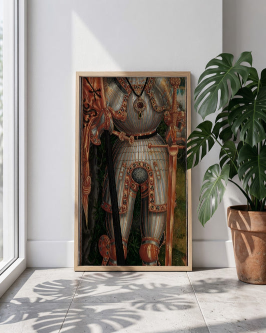 Renaissance Masters - Renaissance Masterpiece No. 147 - framed print in a styled room