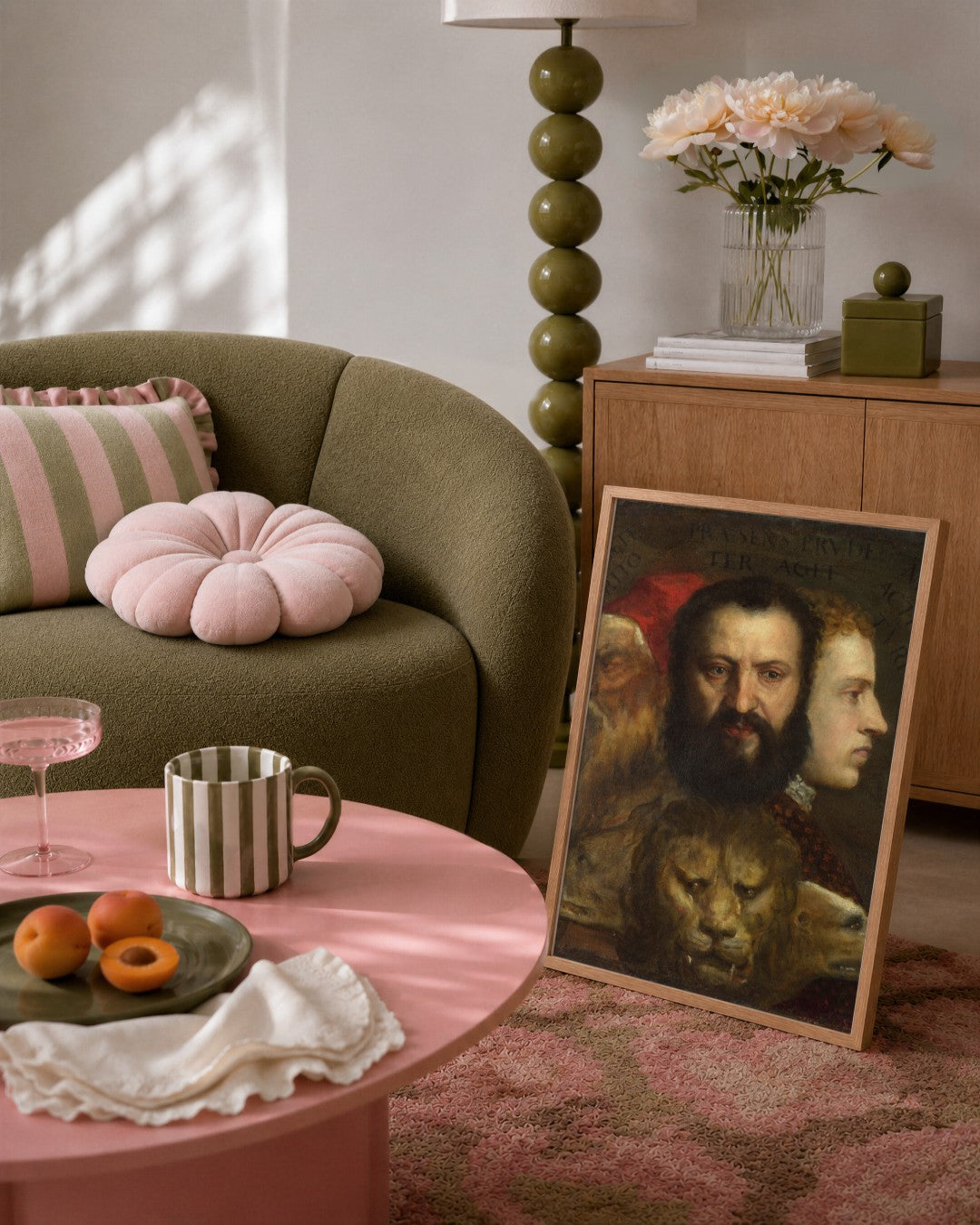 Renaissance Masters - Renaissance Masterpiece No. 223 - framed print in a styled room