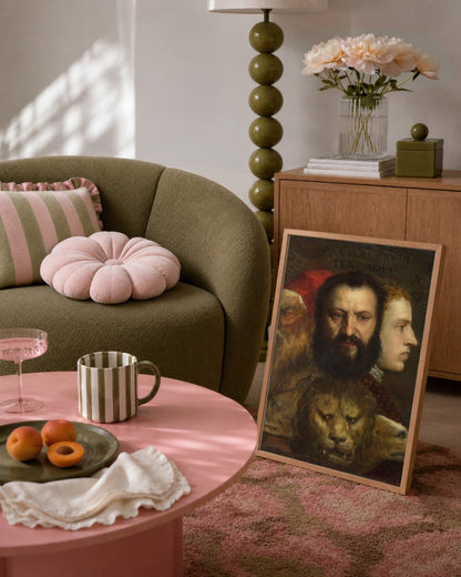 Renaissance Masters - Renaissance Masterpiece No. 223 - framed print in a styled room