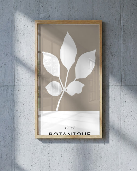 SENT Studio - Bohemian Poster No. 74 - framed print in a styled room