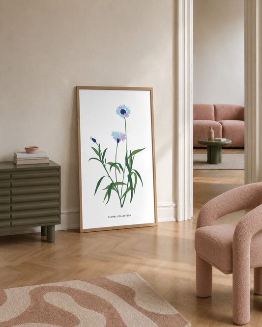 SENT Studio - Botanical Poster No. 31 - framed print in a styled room