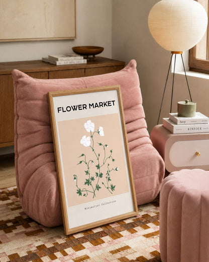 SENT Studio - Botanical Poster No. 13 - framed print in a styled room