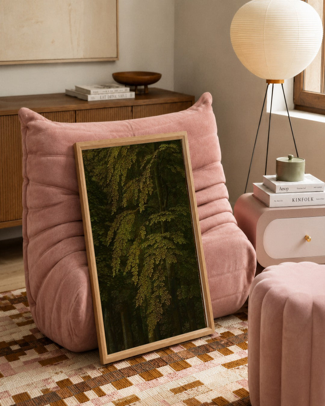 Renaissance Masters - Renaissance Masterpiece No. 382 - framed print in a styled room