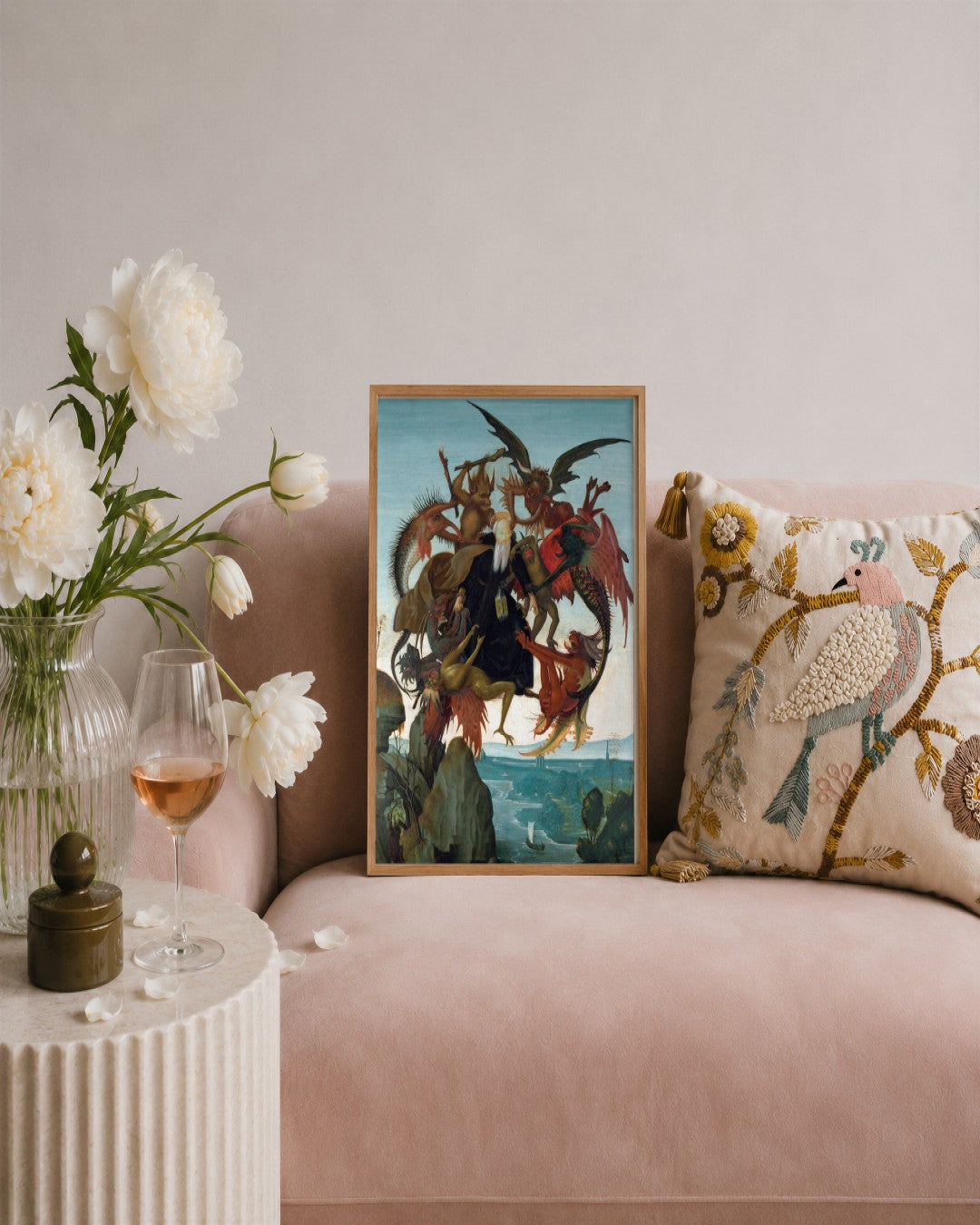 Renaissance Masters - Renaissance Masterpiece No. 294 - framed print in a styled room