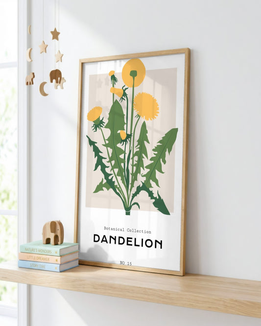 SENT Studio - Botanical Poster No. 26 - framed print in a styled room