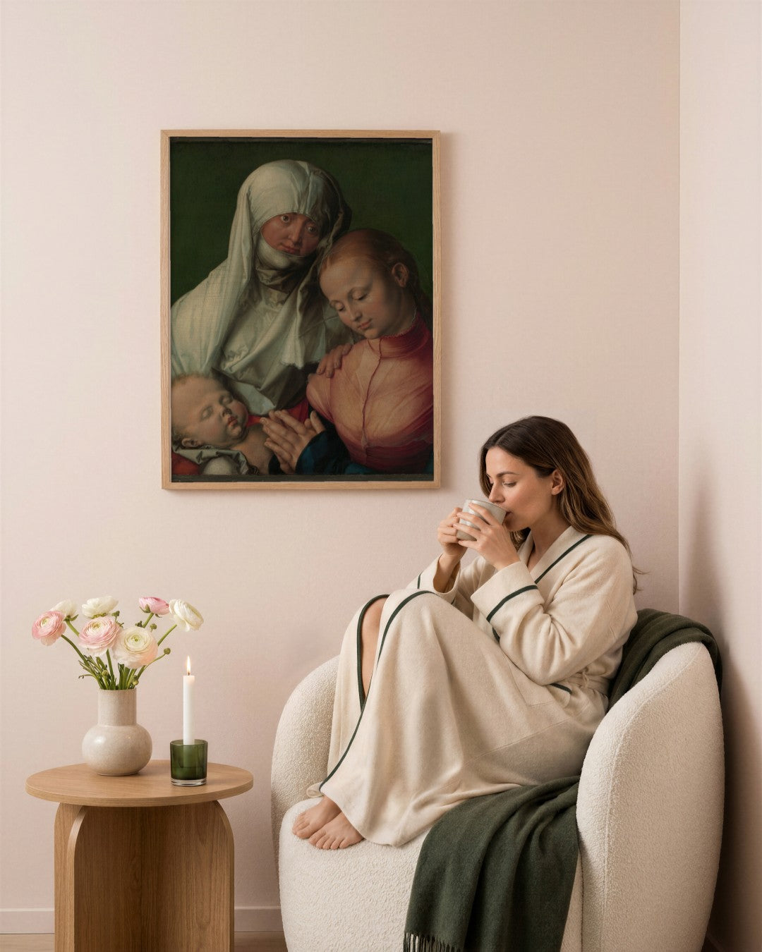 Renaissance Masters - Renaissance Masterpiece No. 120 - framed print in a styled room