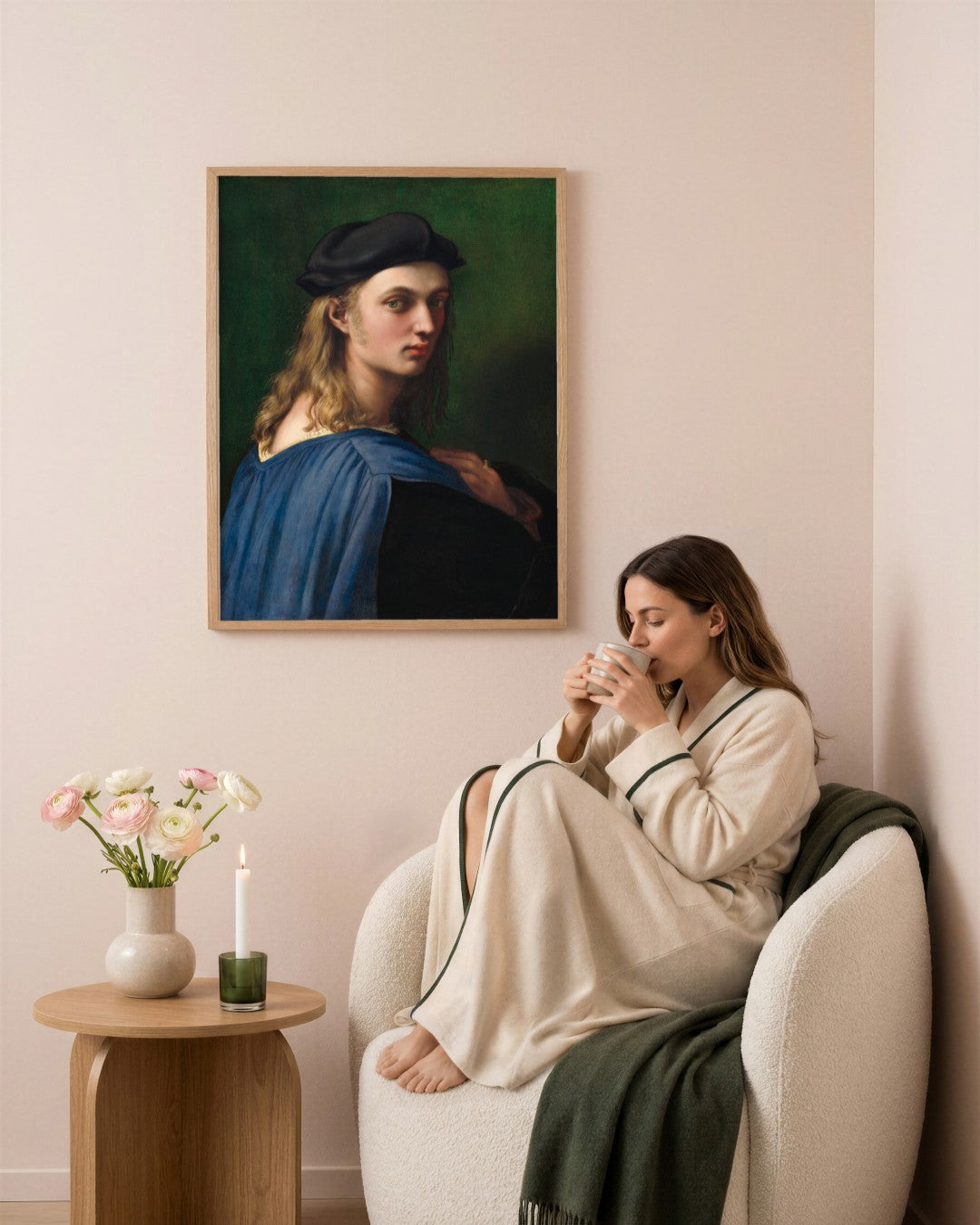 Renaissance Masters - Renaissance Masterpiece No. 325 - framed print in a styled room