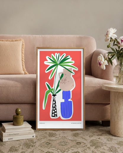 SENT Studio - Aesthetic Poster No. 41 - framed print in a styled room