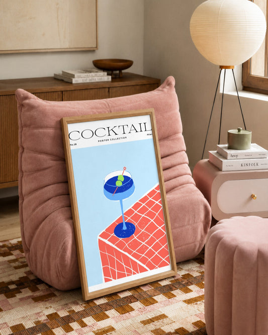 SENT Studio - Cravings Poster No. 18 - framed print in a styled room