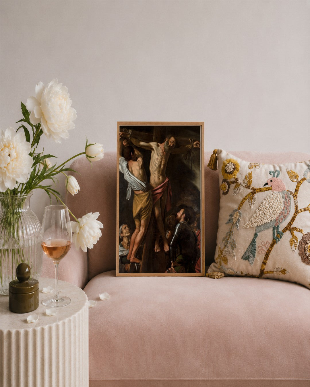 Renaissance Masters - Renaissance Masterpiece No. 106 - framed print in a styled room