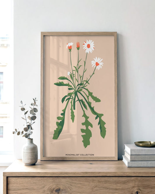 SENT Studio - Botanical Poster No. 21 - framed print in a styled room