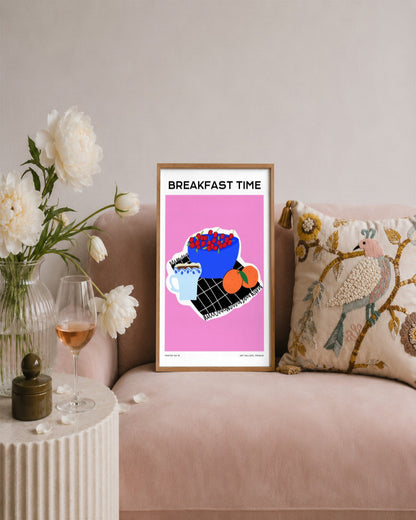 SENT Studio - Aesthetic Poster No. 35 - framed print in a styled room
