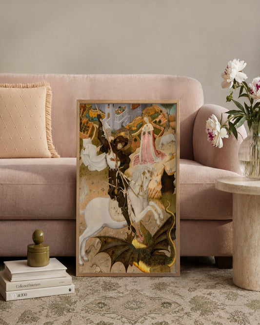 Renaissance Masters - Renaissance Masterpiece No. 386 - framed print in a styled room