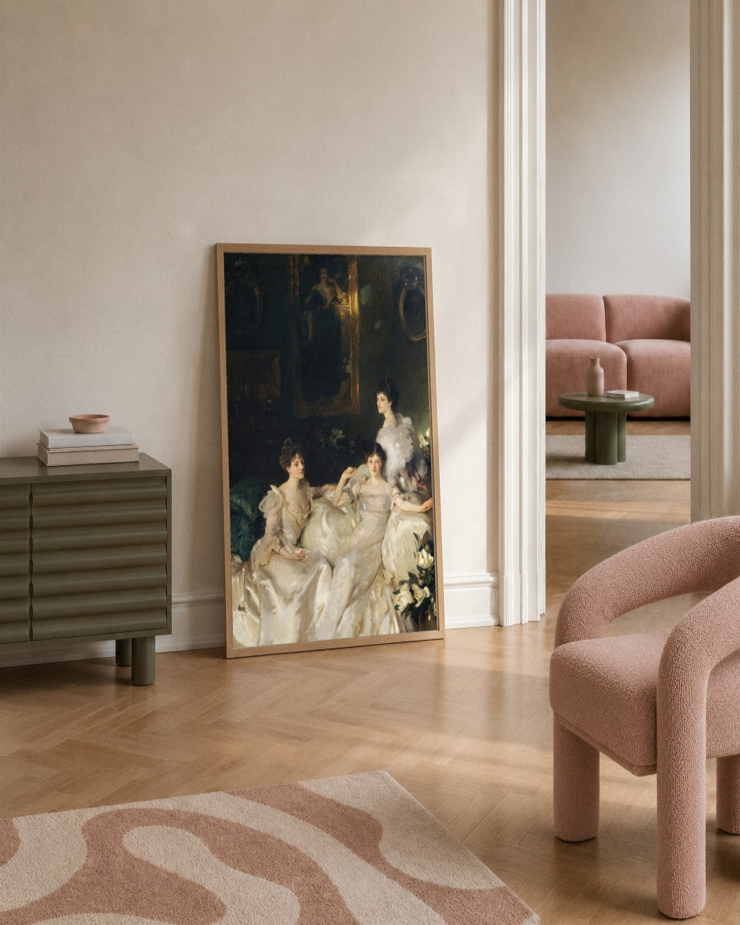 Renaissance Masters - Renaissance Masterpiece No. 362 - framed print in a styled room