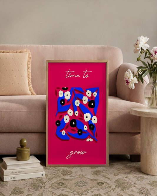 SENT Studio - Artistic Poster No. 10 - framed print in a styled room