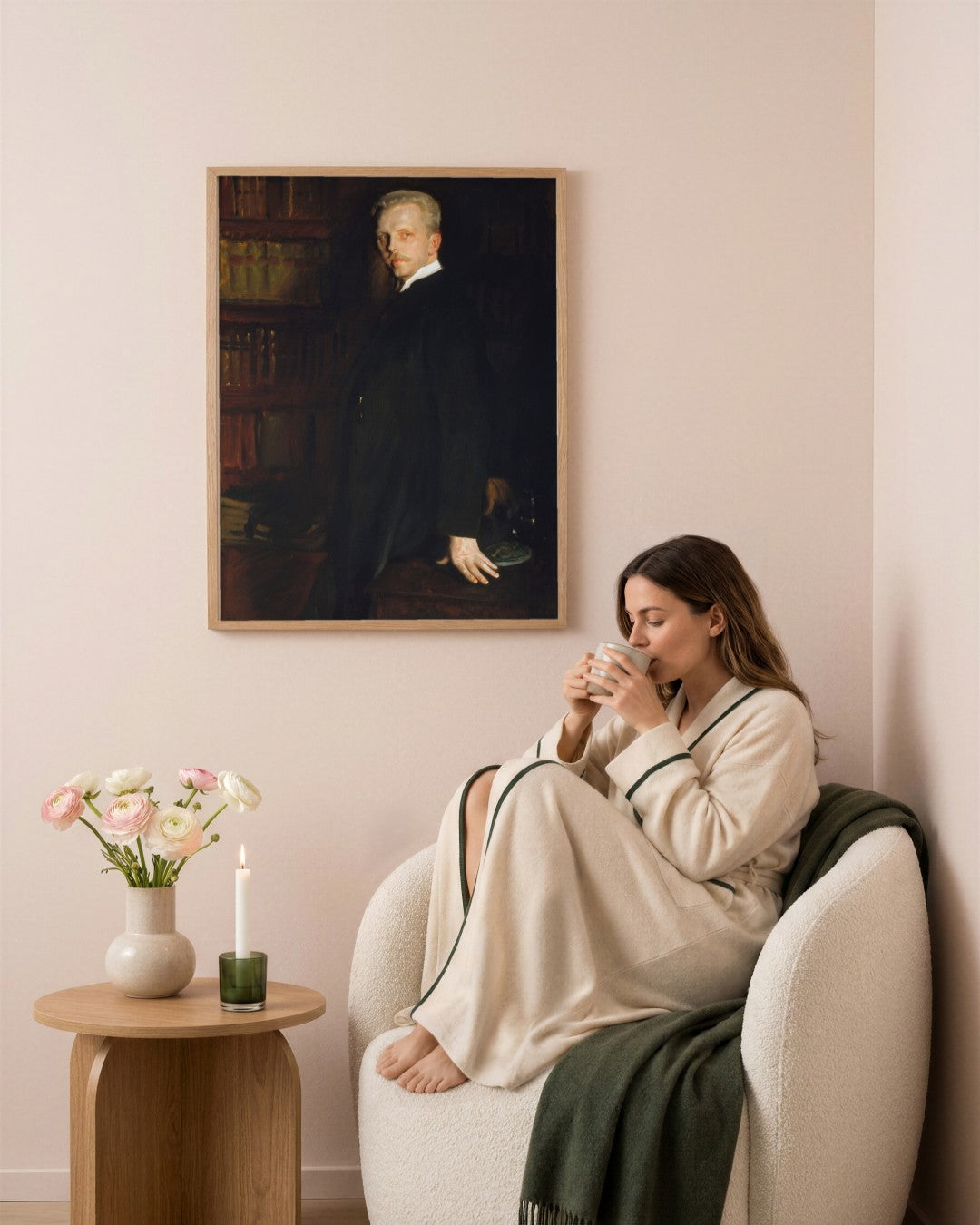 Renaissance Masters - Renaissance Masterpiece No. 369 - framed print in a styled room