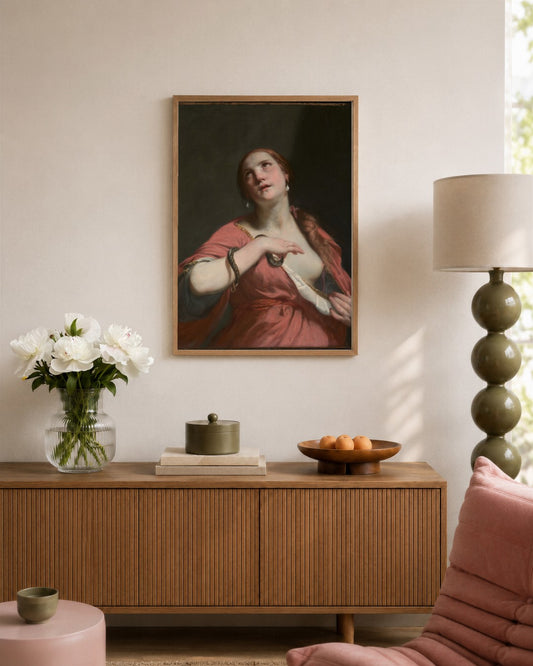 Renaissance Masters - Renaissance Masterpiece No. 148 - framed print in a styled room