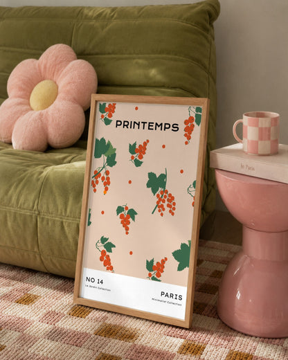 SENT Studio - Botanical Poster No. 64 - framed print in a styled room