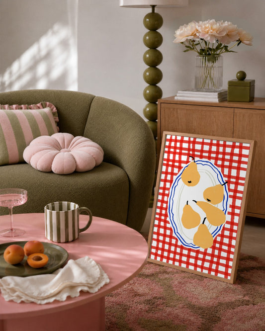 SENT Studio - Cravings Poster No. 21 - framed print in a styled room