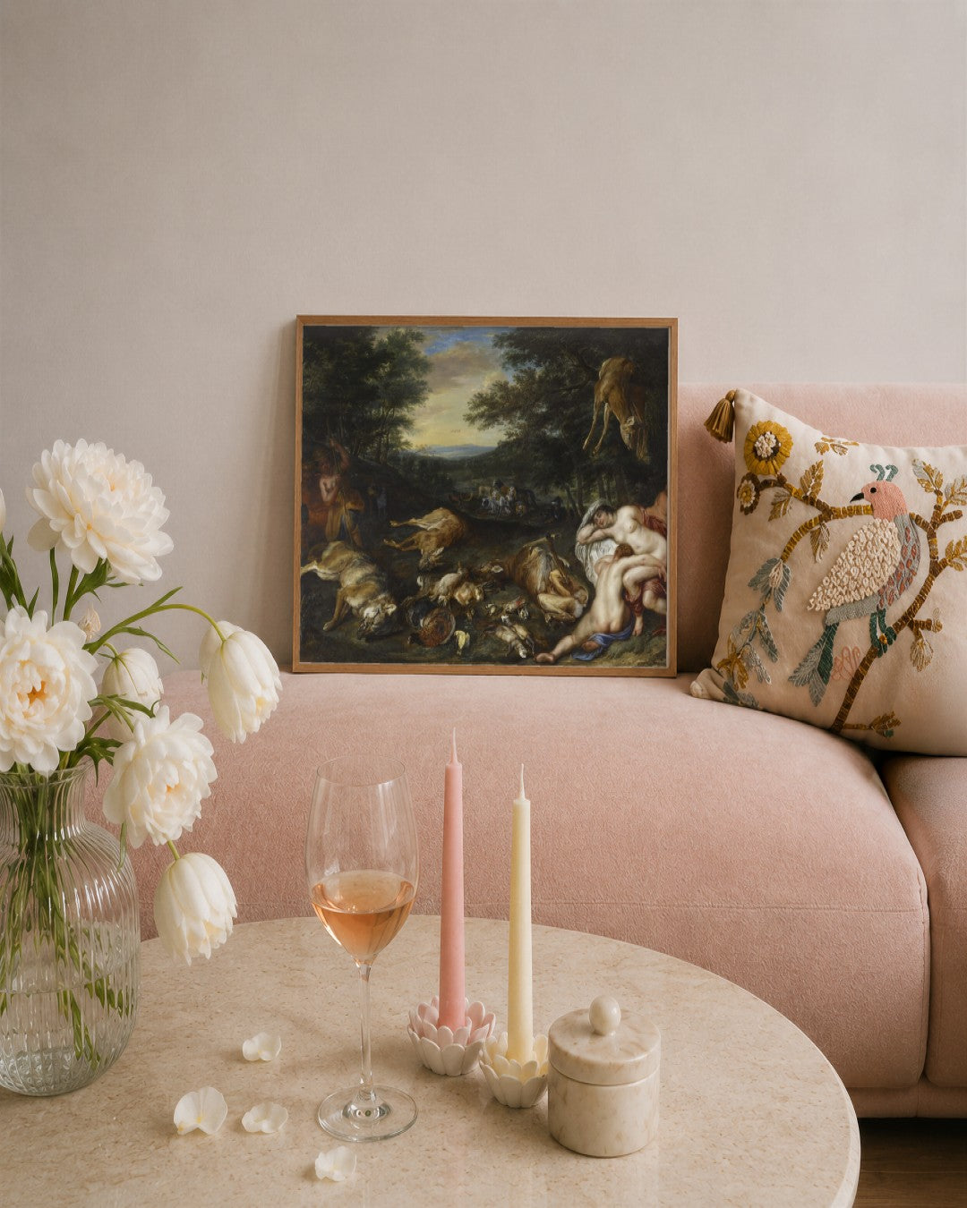 Renaissance Masters - Renaissance Masterpiece No. 70 - framed print in a styled room
